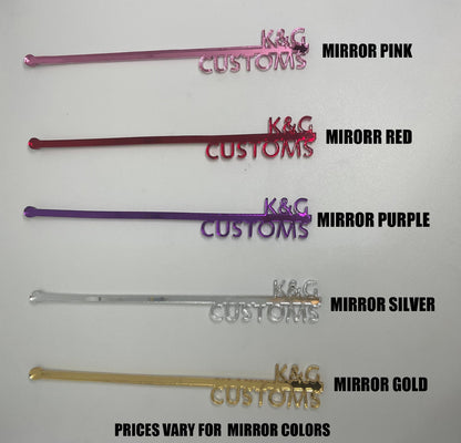 CUSTOM drink stirrers- Custom Stacked drink stirrers- Personalized Swizzle Sticks- Laser Cut Party Decor- Laser Cut Wedding Decor