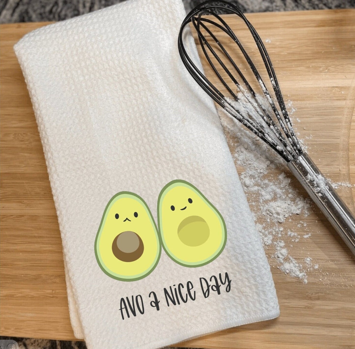 Housewarming Gift- Avocado Dish Towels- Dish Towels- Kitchen- Home Decor