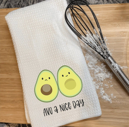 Housewarming Gift- Avocado Dish Towels- Dish Towels- Kitchen- Home Decor