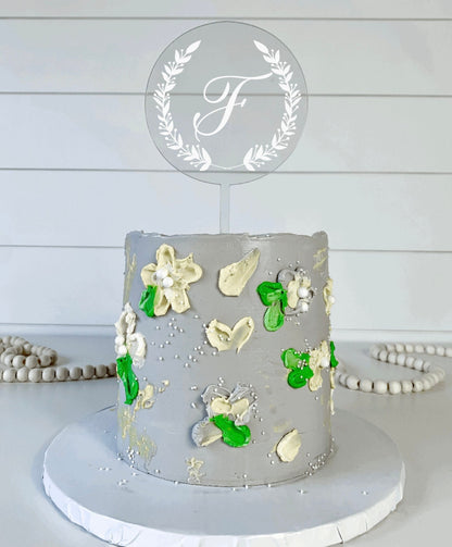 Custom Engraved Wedding Cake Topper- Laser Engraved Cut Cake Topper- Wedding Cake Topper- Cake Topper- Birthday Decor