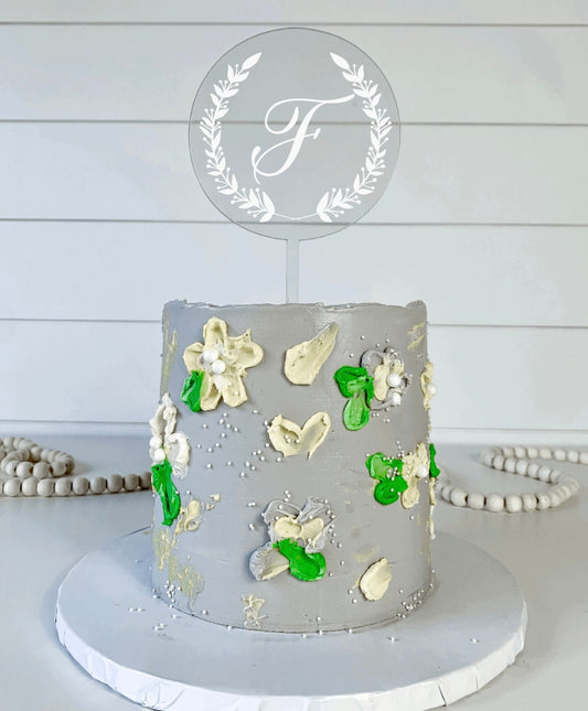 Custom Engraved Wedding Cake Topper- Laser Engraved Cut Cake Topper- Wedding Cake Topper- Cake Topper- Birthday Decor