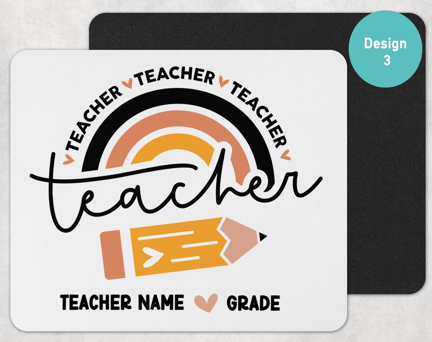 CUSTOM Teacher Mouse Pad- Custom Mouse pad- Back To School Supplies- Classroom Decor- Custom Teacher Gifts