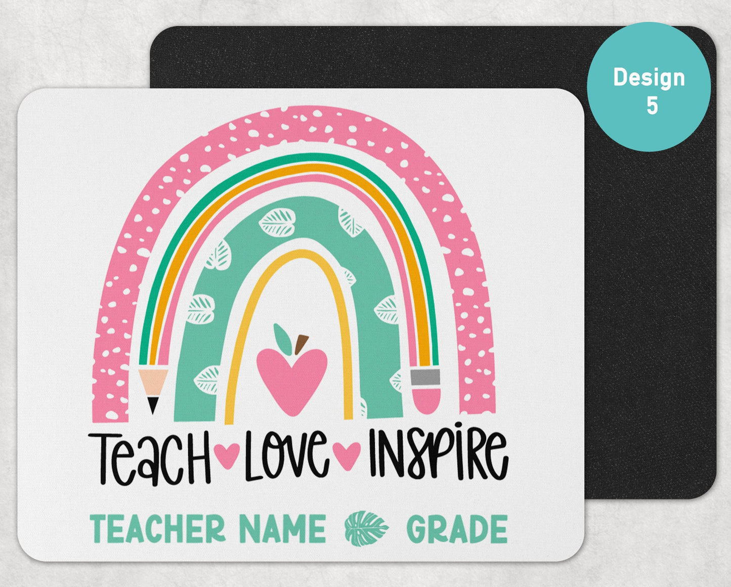 CUSTOM Teacher Mouse Pad- Custom Mouse pad- Back To School Supplies- Classroom Decor- Custom Teacher Gifts