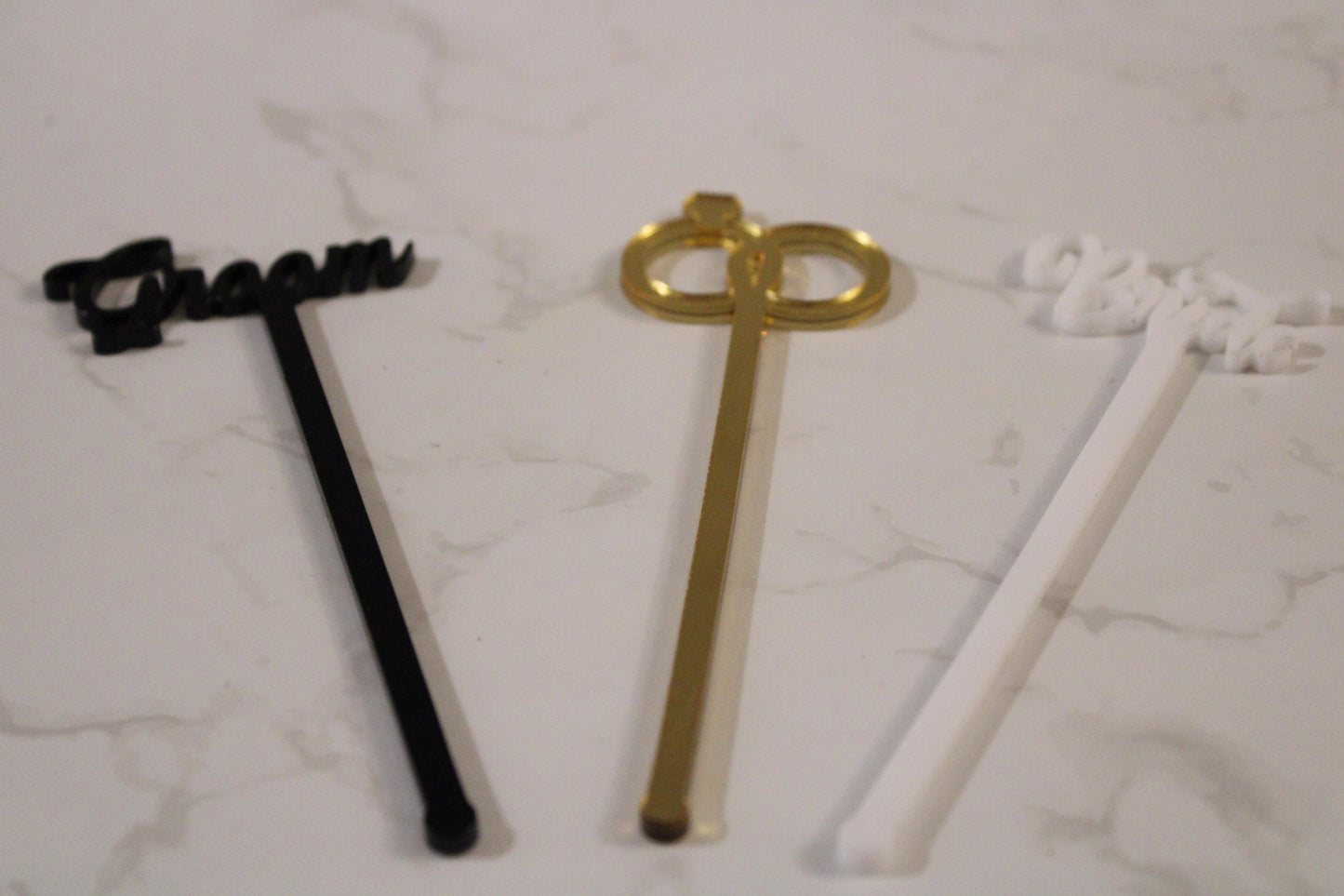 Bride drink stirrers- Wedding Drink Stirrers- Swizzle Sticks- Acrylic Drink Stirrers- Drink Stirrers