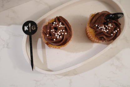 Custom Wedding Cupcake Toppers- Bridal Shower Cupcake Toppers- Acrylic Cupcake Toppers- Engagement Party Decor