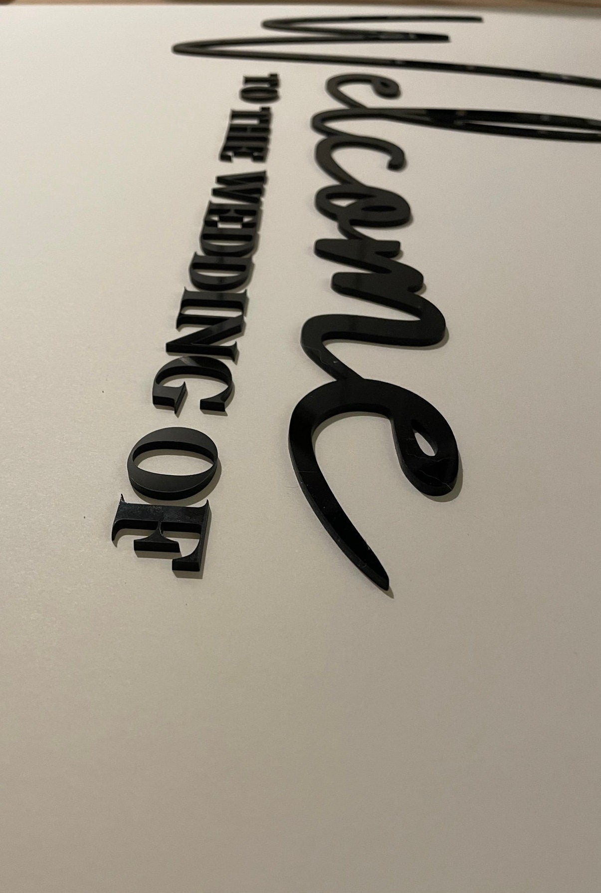 Custom Acrylic Letters- Custom Arch Backdrop Letters- Acrylic Name Letters- Custom Words- Wedding Sign