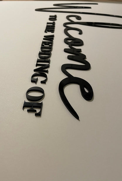 Custom Acrylic Letters- Custom Arch Backdrop Letters- Acrylic Name Letters- Custom Words- Wedding Sign