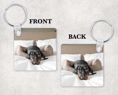 CUSTOM Photo Key Chain- Valentines Day Gifts- Custom Keychains- Custom Gifts- Keychains- Fun Gifts