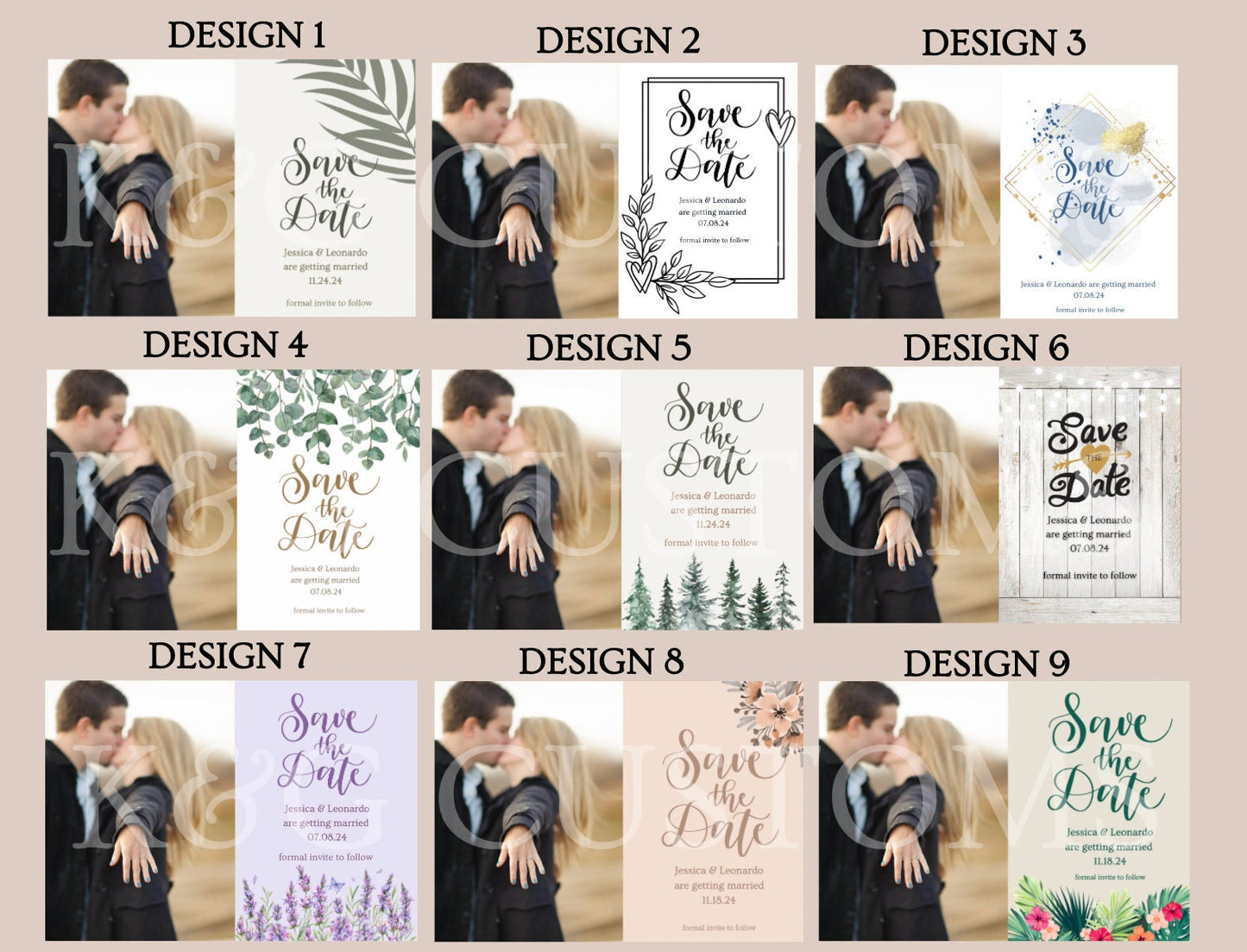 Save the Date Magnets- Wedding Save the Dates- Wedding Magnets- Save the Dates