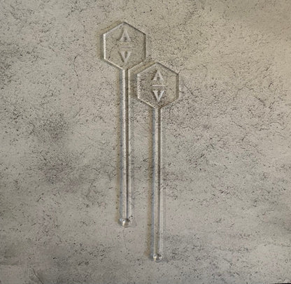 CUSTOM drink stirrers- Personalized drink stirrers-   ENGRAVED stirrers- Laser Cut Party Decor- Laser Cut Wedding Decor