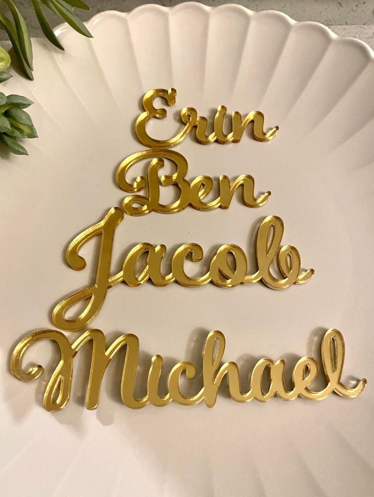CUSTOM Name Plates- Laser Cut Name Plate- Birthday Name Plates- Kids Birthday Name Plate- Birthday Decor-Wedding Decor